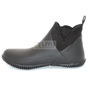 Adult Black Rubber Shoes Neoprene Waterproof Rain Boots